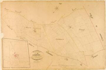 1 vue Section B de Cap-de-Bat, 1ère feuille, éch. 1/2000.