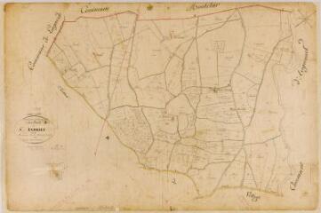 1 vue Section A de Saint-Andrieu, feuille unique, éch. 1/1250.