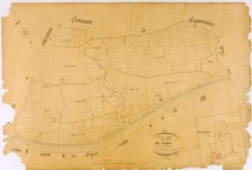 1 vue Section A des Gasques, 1ère feuille, éch. 1/2500.