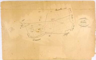 1 vue Section E de Brocailles, 2ème feuille, éch. 1/2500.