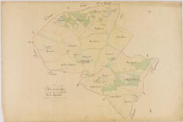 1 vue Section A, tableau d'assemblage, éch. 1/4000.