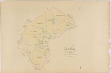 1 vue Section C, tableau d'assemblage, éch. 1/4000.