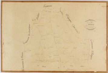 1 vue Section B de la Montagne, 1ère feuille, éch. 1/5000.