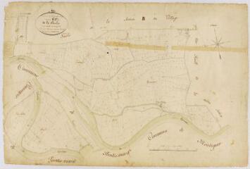 1 vue Section C de la Pouche, 1ère feuille, éch. 1/2500.