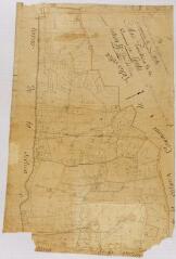 1 vue Section B del Cunq, feuille unique, éch. 1/2500.