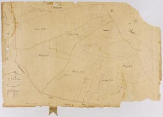 1 vue Section G de Carnette, 2ème feuille, éch. 1/2000.