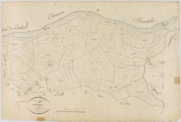 1 vue Section B des Artigues, 1ère feuille, éch. 1/2500.