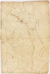 1 vue Section B de Réguelongue et C de Barlagnague, feuille unique, éch. 1/2500.