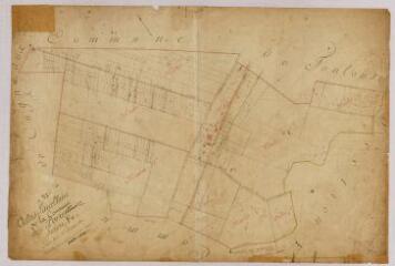 1 vue Section F, feuille unique, éch. 1/2500.