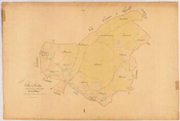 1 vue Section A, tableau d'assemblage, éch. 1/4000.