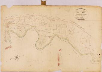 1 vue Section H de Gouderbat et Artigaut, 2ème feuille, éch. 1/2500.