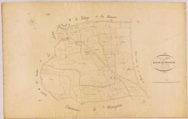 1 vue Section C de la Rante et Pontète, 2ème feuille, éch. 1/2500.