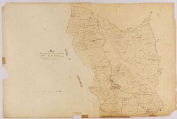 1 vue Section E de Gerus, feuille unique, éch. 1/2500.