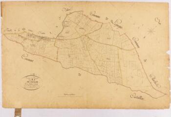 1 vue Section B de l'Eglise, 2ème feuille, éch. 1/2500.