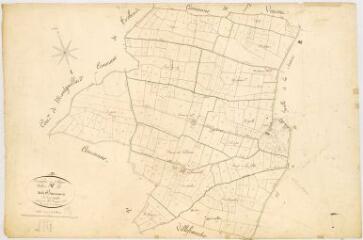 1 vue Section A des Barreaux, feuille unique, éch. 1/2500.