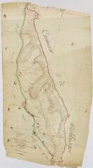 1 vue Section A de l'Eglise, feuille unique, éch. 1/2500.