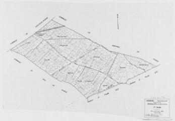 1 vue Section A, 1ère feuille, éch. 1/2500.