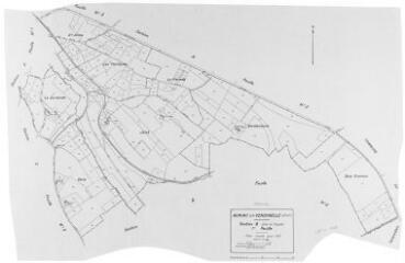 1 vue Section B, 1ère feuille, éch. 1/2500.