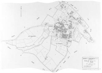 1 vue Section E, 1ère feuille, éch. 1/2500.