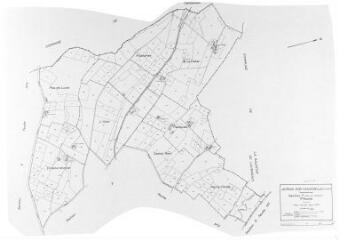 1 vue Section F, 1ère feuille, éch. 1/2500.