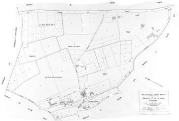 1 vue Section C, 1ère feuille, éch. 1/1250.