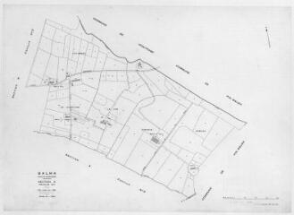 1 vue Section A, 1ère feuille, éch. 1/2500.
