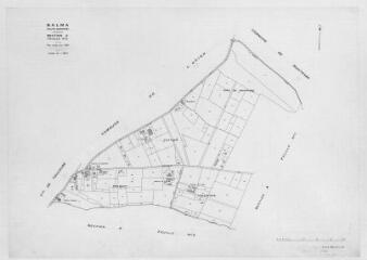 1 vue Section A, 2ème feuille, éch. 1/2500.