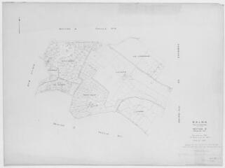 1 vue Section B, 1ère feuille, éch. 1/2500.