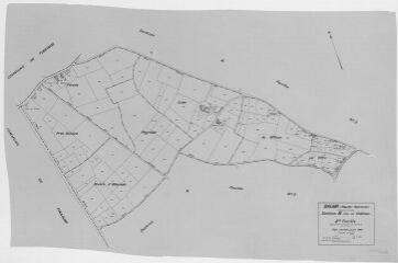 1 vue Section B, 2ème feuille, éch. 1/2500.