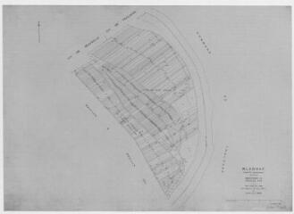 1 vue Section G, 2ème feuille, éch. 1/2500.