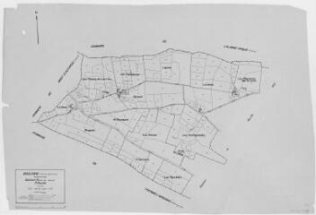 1 vue Section A, 1ère feuille, éch. 1/2500.