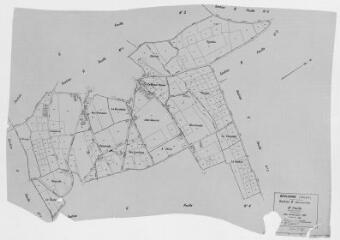 1 vue Section G, 3ème feuille, éch. 1/2500.