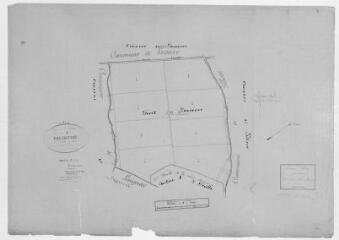 1 vue Section A, 1ère feuille, éch. 1/2500.