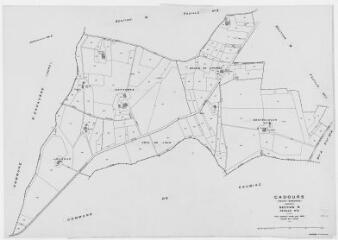 1 vue Section B, 2ème feuille, éch. 1/2000.