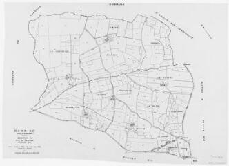 1 vue Section A, 1ère feuille, éch. 1/2500.