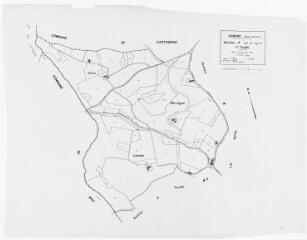 1 vue Section A, 1ère feuille, éch. 1/2500.