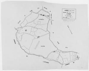 1 vue Section A, 2ème feuille, éch. 1/2500.