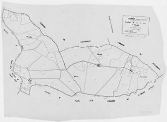1 vue Section B, 1ère feuille, éch. 1/2500.