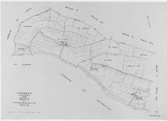 1 vue Section A, 1ère feuille, éch. 1/2500.