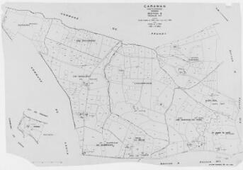 1 vue Section B, 1ère feuille, éch. 1/2500.