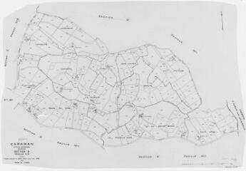 1 vue Section D, 2ème feuille, éch. 1/2500.