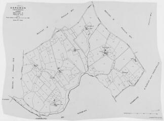 1 vue Section E, 2ème feuille, éch. 1/2500.