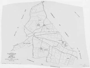 1 vue Section F, éch. 1/2500.