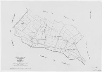 1 vue Section H, 3ème feuille, éch. 1/2500.