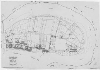 1 vue Section B, 2ème feuille, éch. 1/1000.