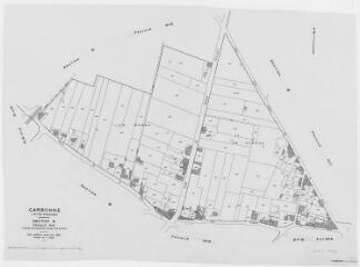 1 vue Section B, 6ème feuille, éch. 1/1000.