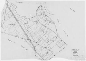 1 vue Section B, 7ème feuille, éch. 1/2000.