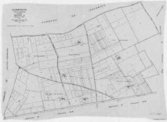 1 vue Section H, 3ème feuille, éch. 1/2000.