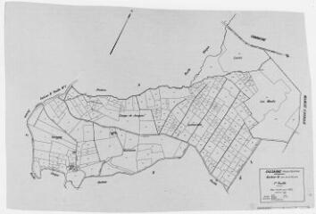 1 vue Section D, 1ère feuille, éch. 1/2500.