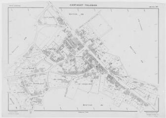 1 vue Section AH, éch. 1/1000.